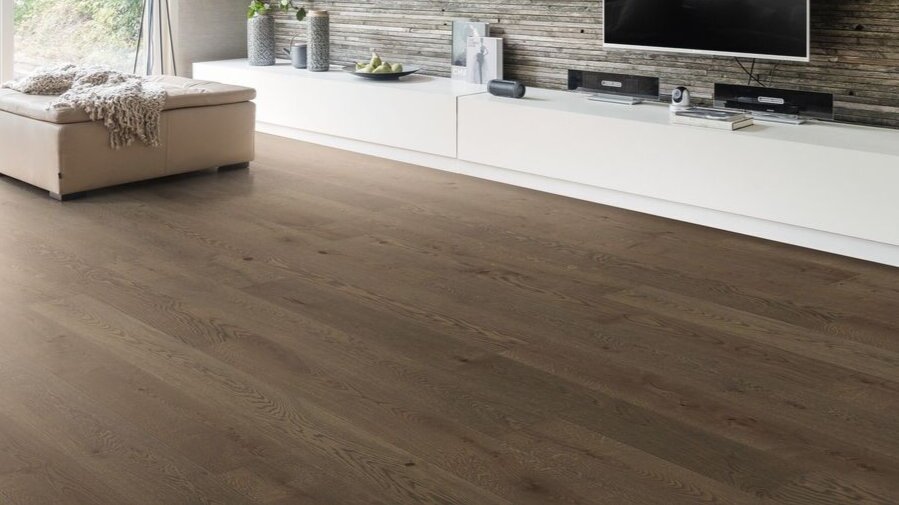 Haro plankegolv - Ek sivbrun Markant borstad nL+