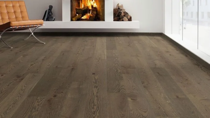 Haro plankegolv - Ek sivbrun Markant borstad nL+