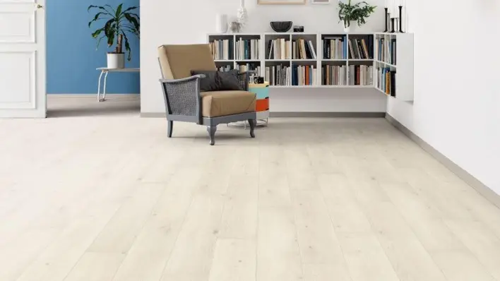Haro laminatgolv - Plankgolv, Ek Emilia vit