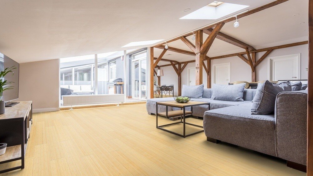 Moso Bamboo elite - Natural side pressed matt lack - RESTPARTI