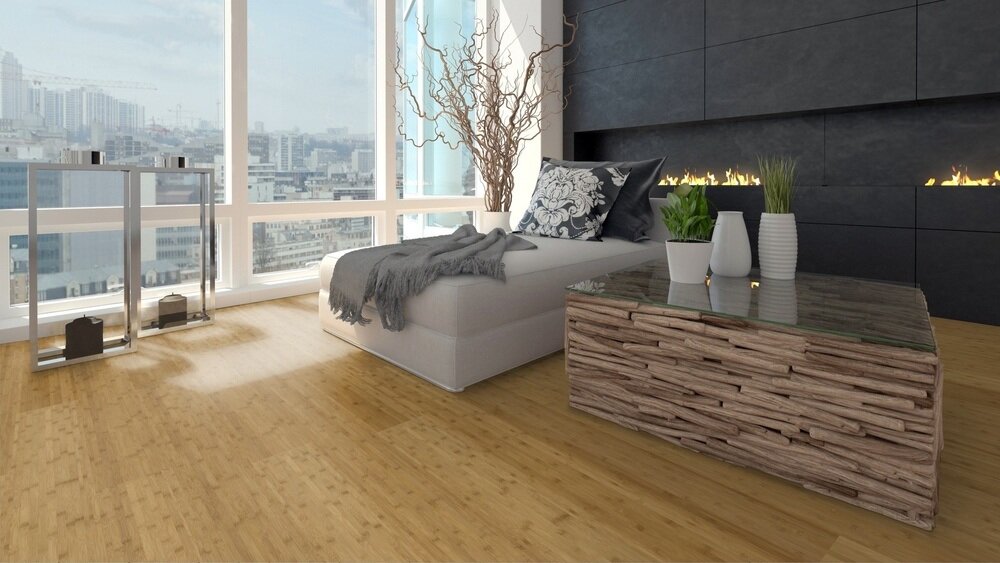 Moso Bamboo elite - Caramel Plain Pressed matt lack