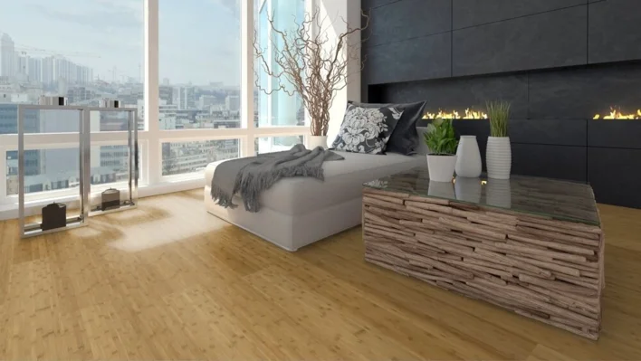 Moso Bamboo elite - Caramel Plain Pressed matt lack