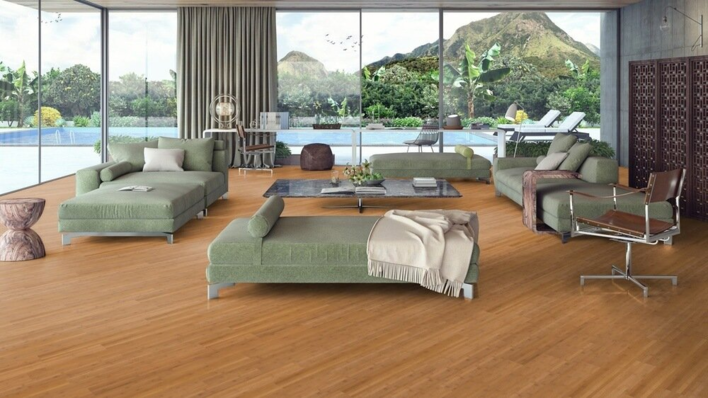 Moso Bamboo Supreme - Plain Pressed Caramel, matt lack