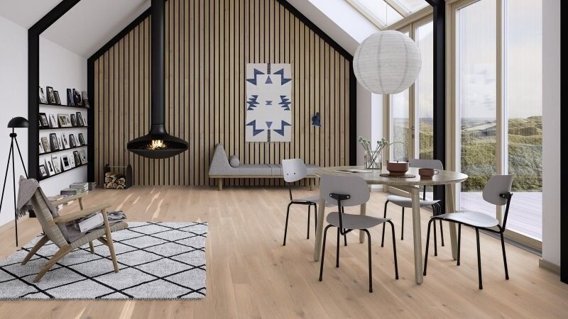 BOEN Ek Vit Andante, Plank