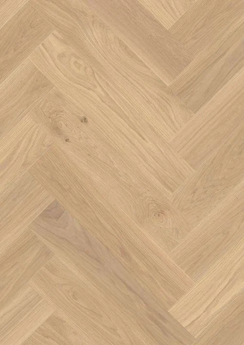 BOEN Ek Vit Adagio, Fiskbensparkett borstad vitolja