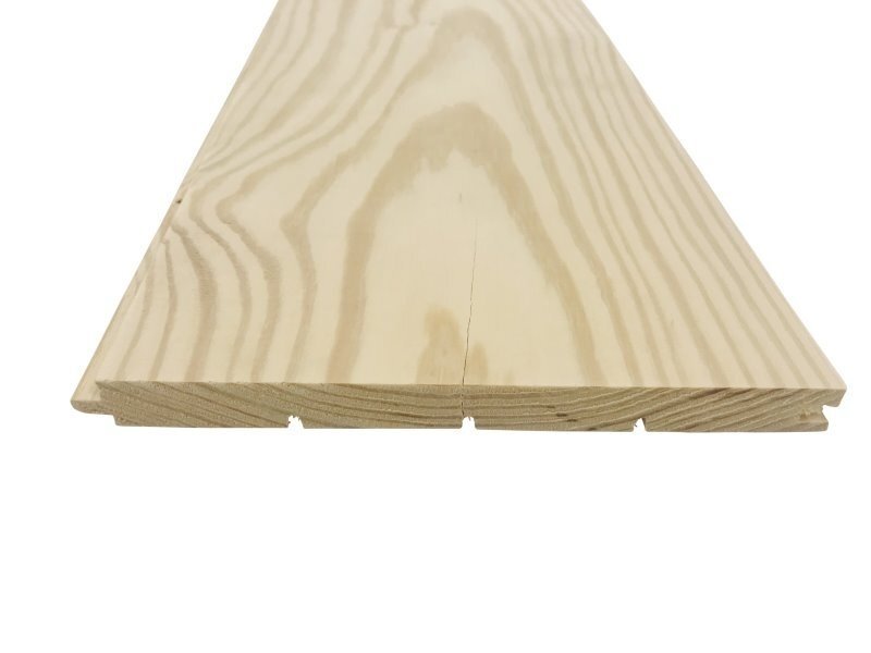 Massivt Pitch Pine plankgolv 20x226 mm.