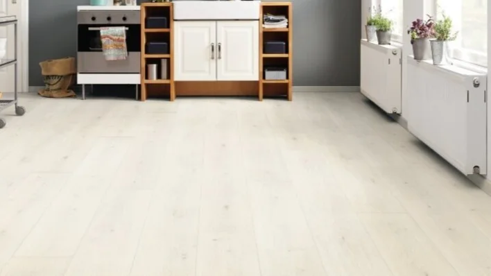 Haro laminatgolv, Gran Via - Ek Emilia, Vit