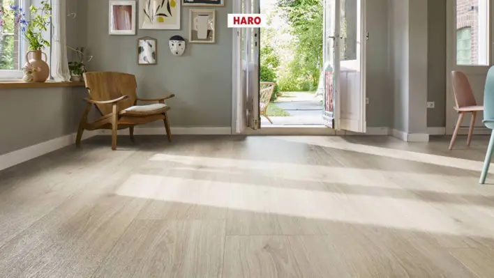 Haro laminatgolv, Gran Via - Ek Emilia, Sammetgrå KAMPANJ