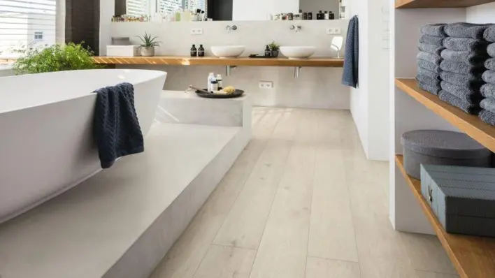 Haro laminatgolv, Gran Via Aqua - Ek Sicilia, Vit