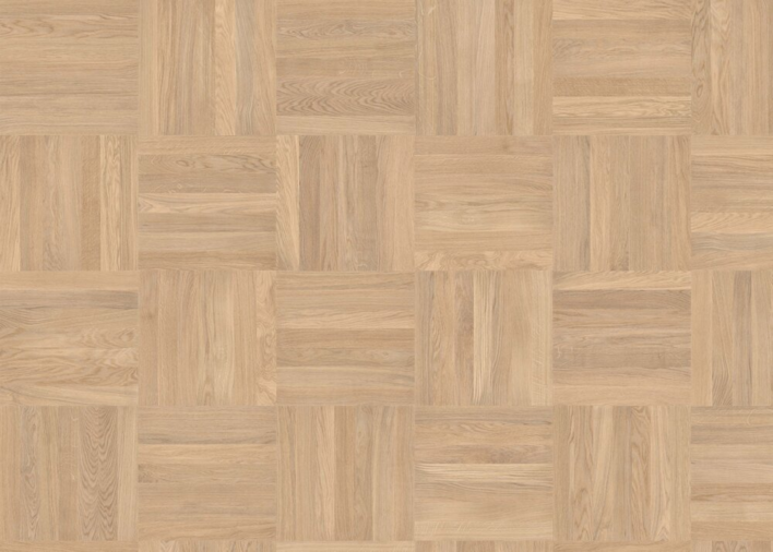 Fiskbensparkett Allegro - Ek ljusvit Trend borstad nD