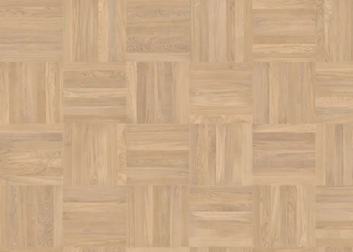 Fiskbensparkett Allegro - Ek ljusvit Trend borstad nD