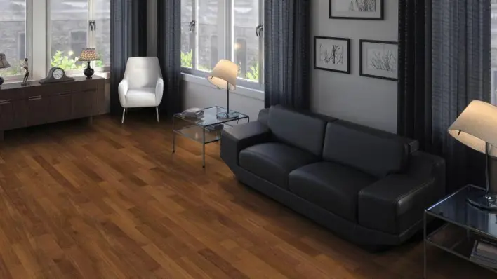 Sillbensparkett Allegro - Rökt Ek borstad nL+