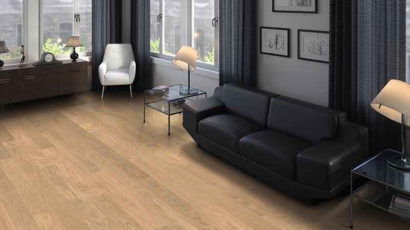 Sillbens storformat Prestige - Ek ljusvit Markant borstad nD