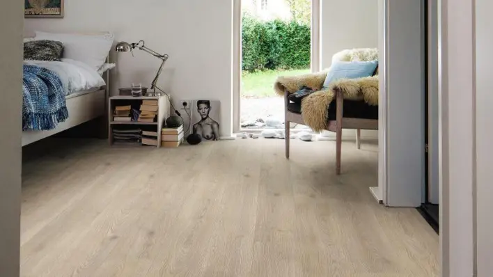 Haro laminatgolv Aqua - Plankgolv, Ek Contura stengrå