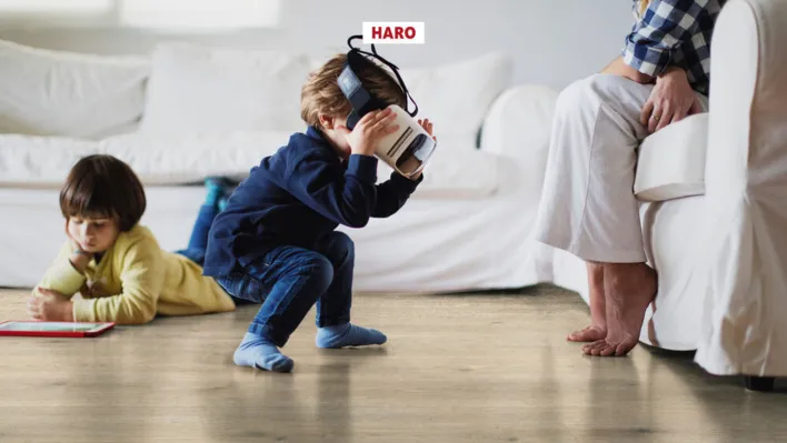 Haro laminatgolv, Grand Via Aqua - Ek Contura, Stengrå