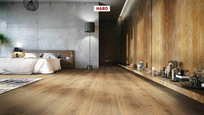 Haro laminatgolv, Grand Via Aqua - Ek Emilia, Honung