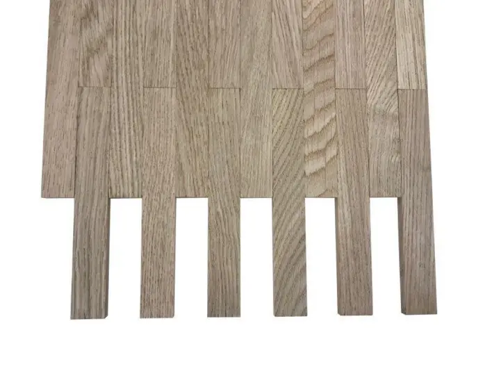 Ek mosaik i engelskt förband - fingerparkett