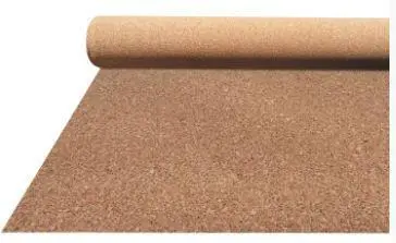 Korkrulle för underlag