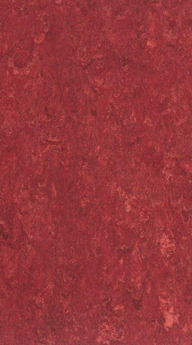 DLW Marmorette linoleum, Lobster red