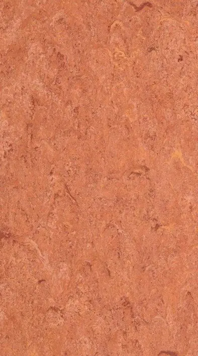 DLW Marmorette linoleum, Sunset Orange