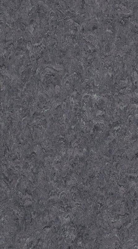 DLW Marmorette linoleum, Plumb Grey