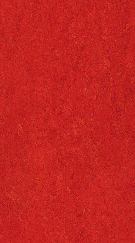 DLW Marmorette linoleum, Chili Red