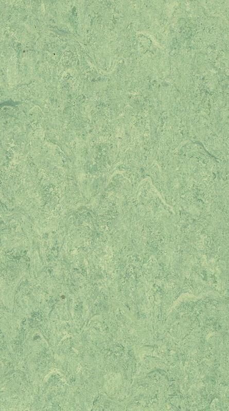 DLW Marmorette linoleum, Antique Green