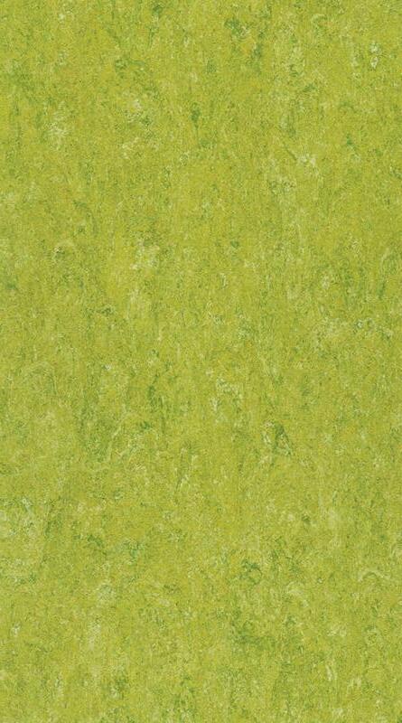 DLW Marmorette linoleum, Limegrön