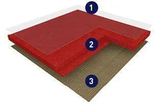 DLW Marmorette linoleum, Ljusgrå