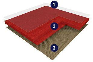 DLW Marmorette linoleum, Mineralgrå