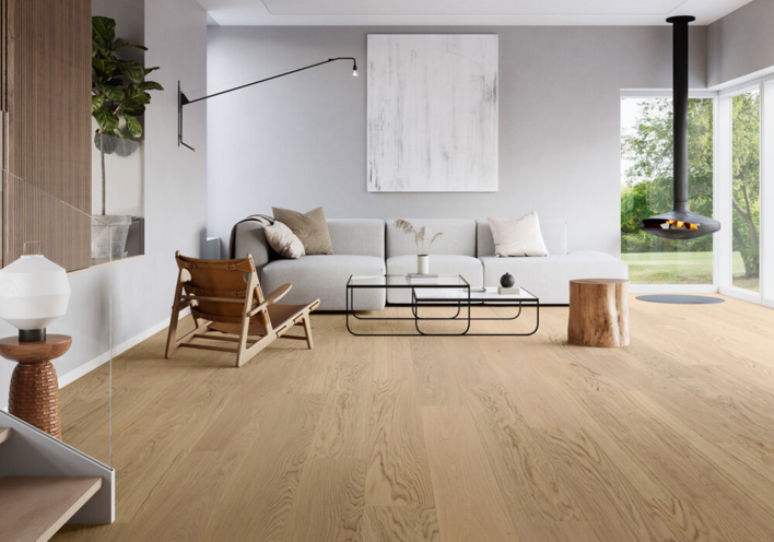 Moland Super Eg Wideplank - Avon White Oak