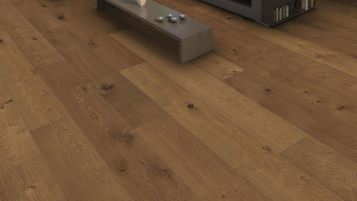Haro plankgolv - Afrikansk Ek Light invisible Universal borstad nL+