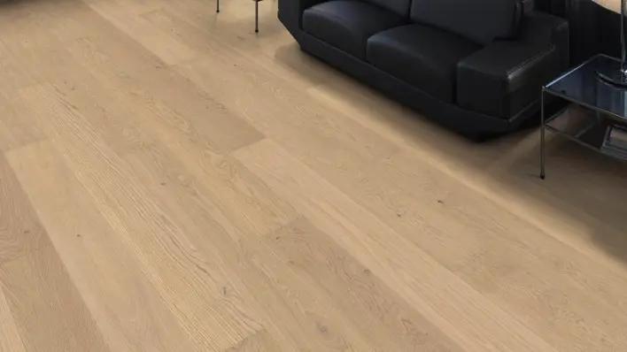 Haro plankgolv - Ek ljusvit Markant borstad n+