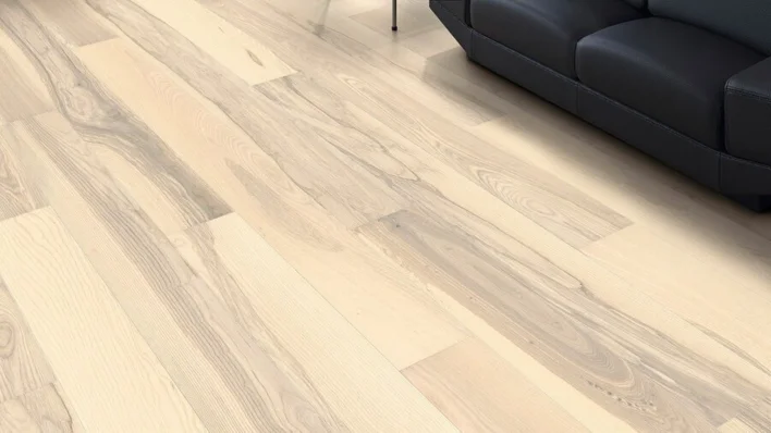 Haro plankgolv - Ask ljusvit Universal borstad nD