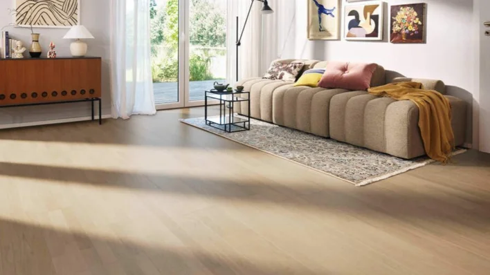 Haro parkettgolv - Ek ljus vit Naturale borstad nD