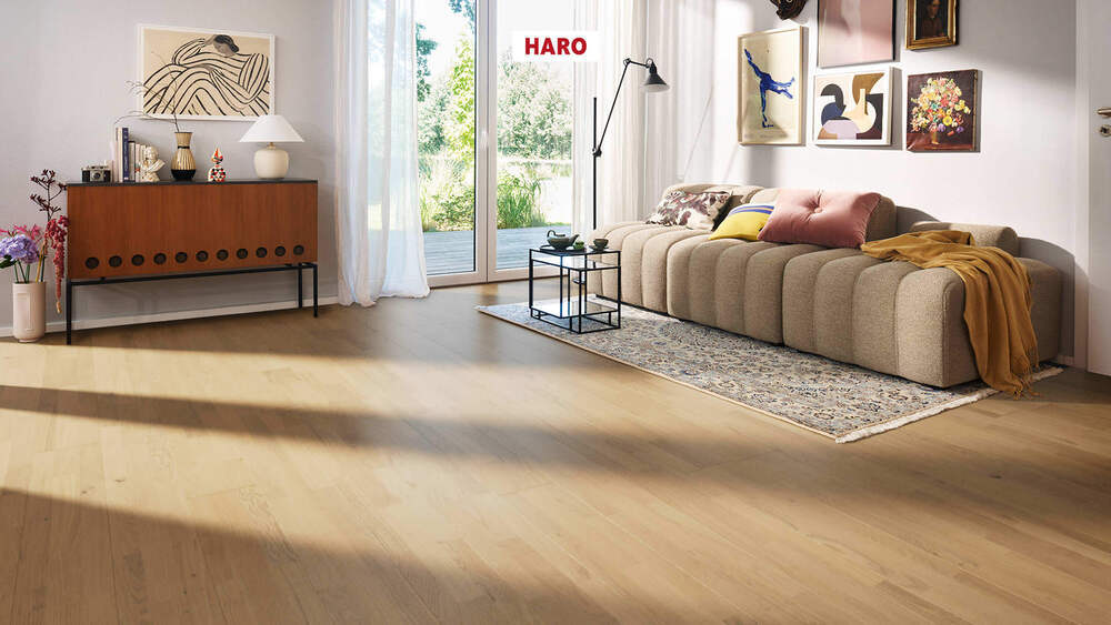 Haro parkettgolv - Ek invisible Naturale borstad nD