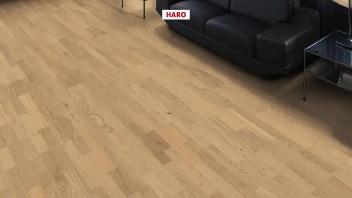 Haro parkettgolv - Ek invisible Naturale borstad nD