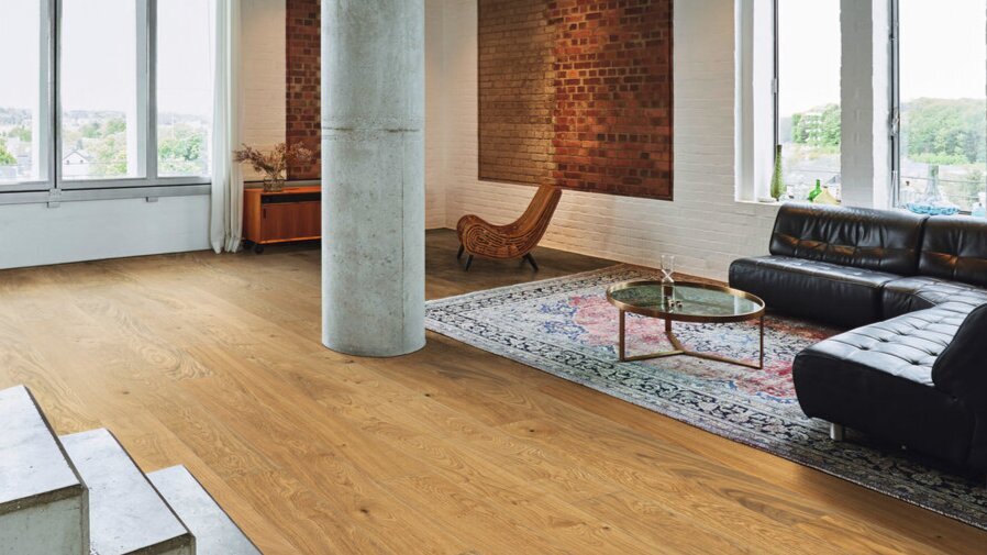 Stavparkettplanka Maxim - Ek Markant borstad nD