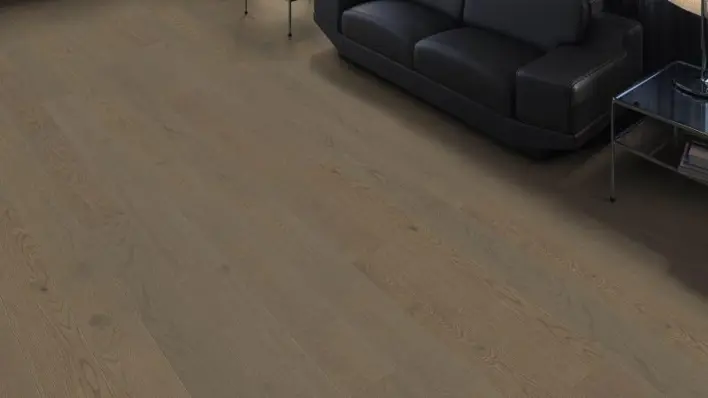 Stavparkett planka Duna - Ek graft grå Markant borstad n+