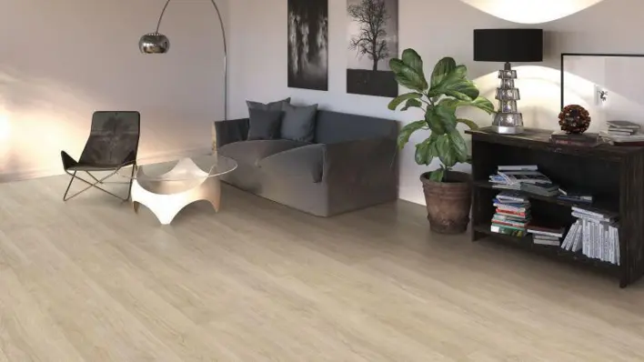 Haro laminatgolv, Gran Via - Ek Eleganza, Krämvit