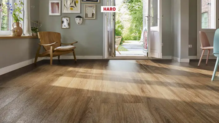 Haro laminatgolv, Gran Via - Ek Eleganza, Rökig