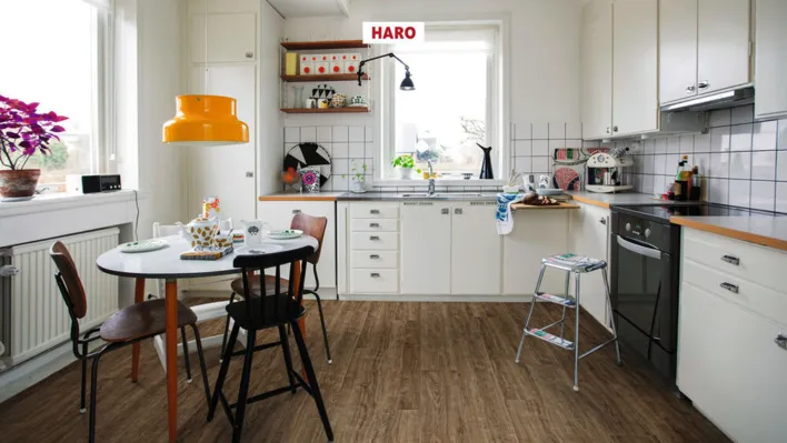 Haro laminatgolv, Gran Via - Ek Eleganza, Rökig