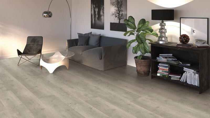 Haro laminatgolv, Gran Via - Ek Bergamo, Silvergrå