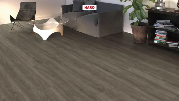 Haro laminatgolv, Gran Via - Ek Eleganza, Antikgrå