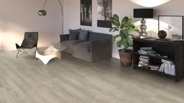 Haro laminatgolv - Plankgolv, Ek Bergamo, Silvergrå