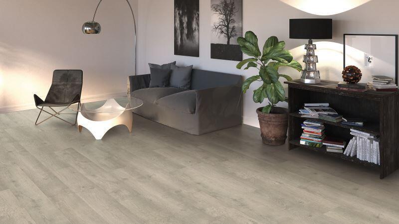 Haro laminatgolv - Plankgolv, Ek Bergamo, Silvergrå