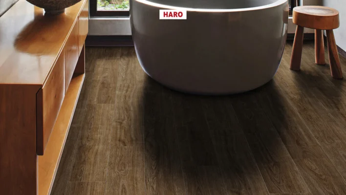 Haro laminatgolv Aqua - Plankgolv, Ek Eleganza rökt