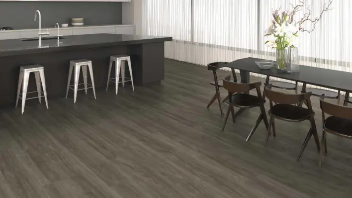 Haro laminatgolv Aqua - Plankgolv, Ek Eleganza antikgrå