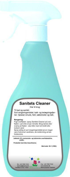 Sanitets Cleaner – Rengöringsmedel och avkalkning för sanitet - RESTSALG