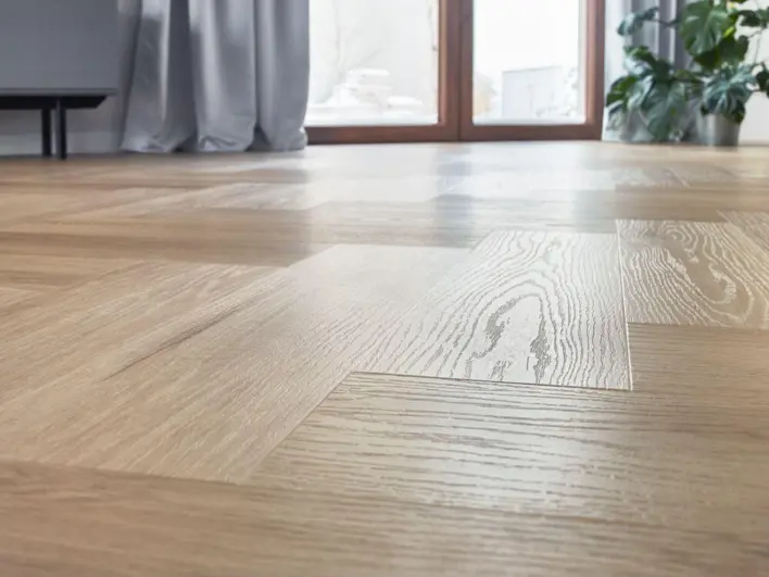 Amaron vinyl fiskbensparkett - Wembley Oak CA159